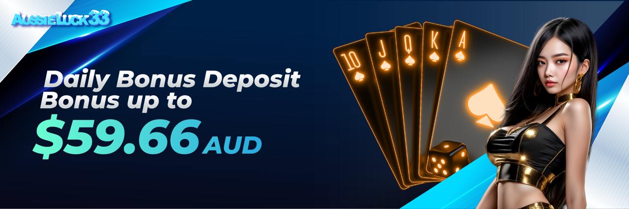 AussieLuck33Promo Banner